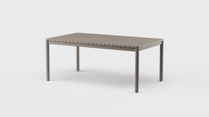 Montauk Dining Table Rect Aluminum 72&#8243;