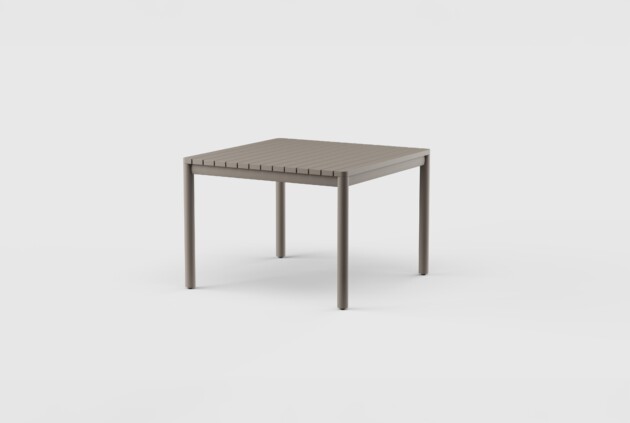 Montauk Dining Table SQ Aluminum 42&#8243;
