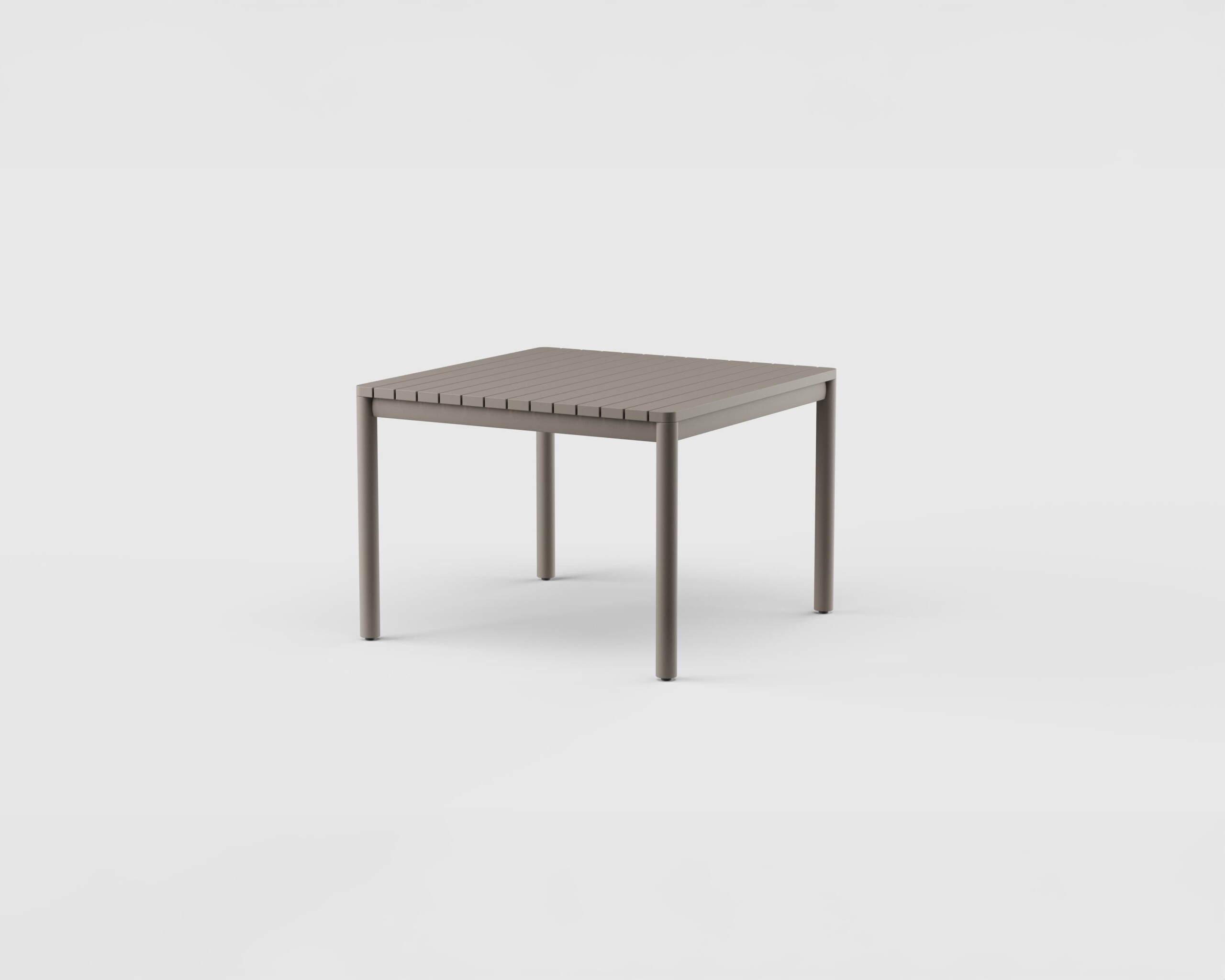 Montauk Dining Table SQ Aluminum 42&#8243;