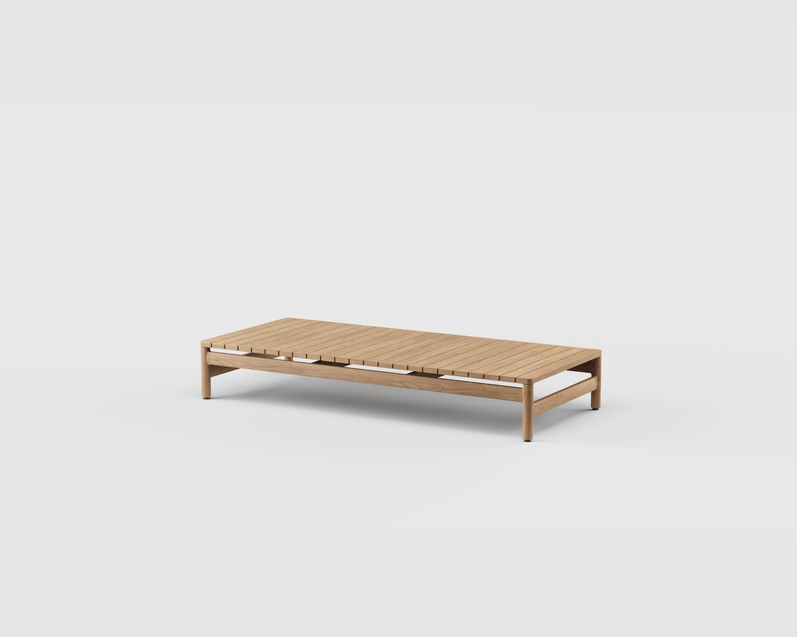 Montauk Coffee Table Rect Teak 68&#8243;