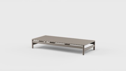 Montauk Coffee Table Rect Aluminum 68&#8243;