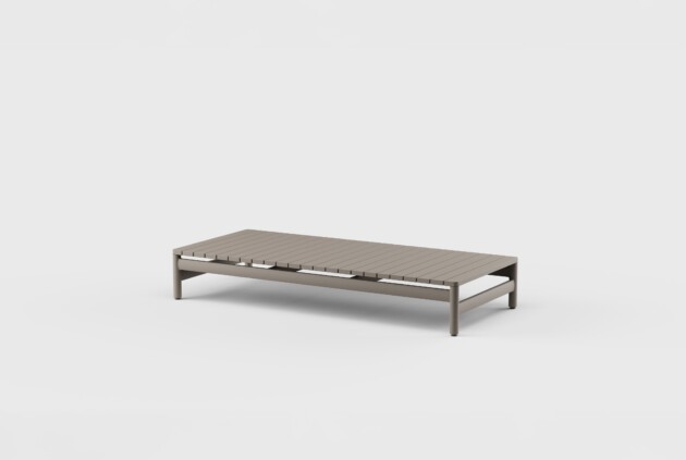 Montauk Coffee Table Rect Aluminum 68&#8243;