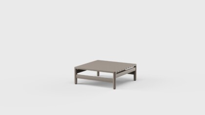 Montauk Side Table SQ Aluminum 30&#8243;