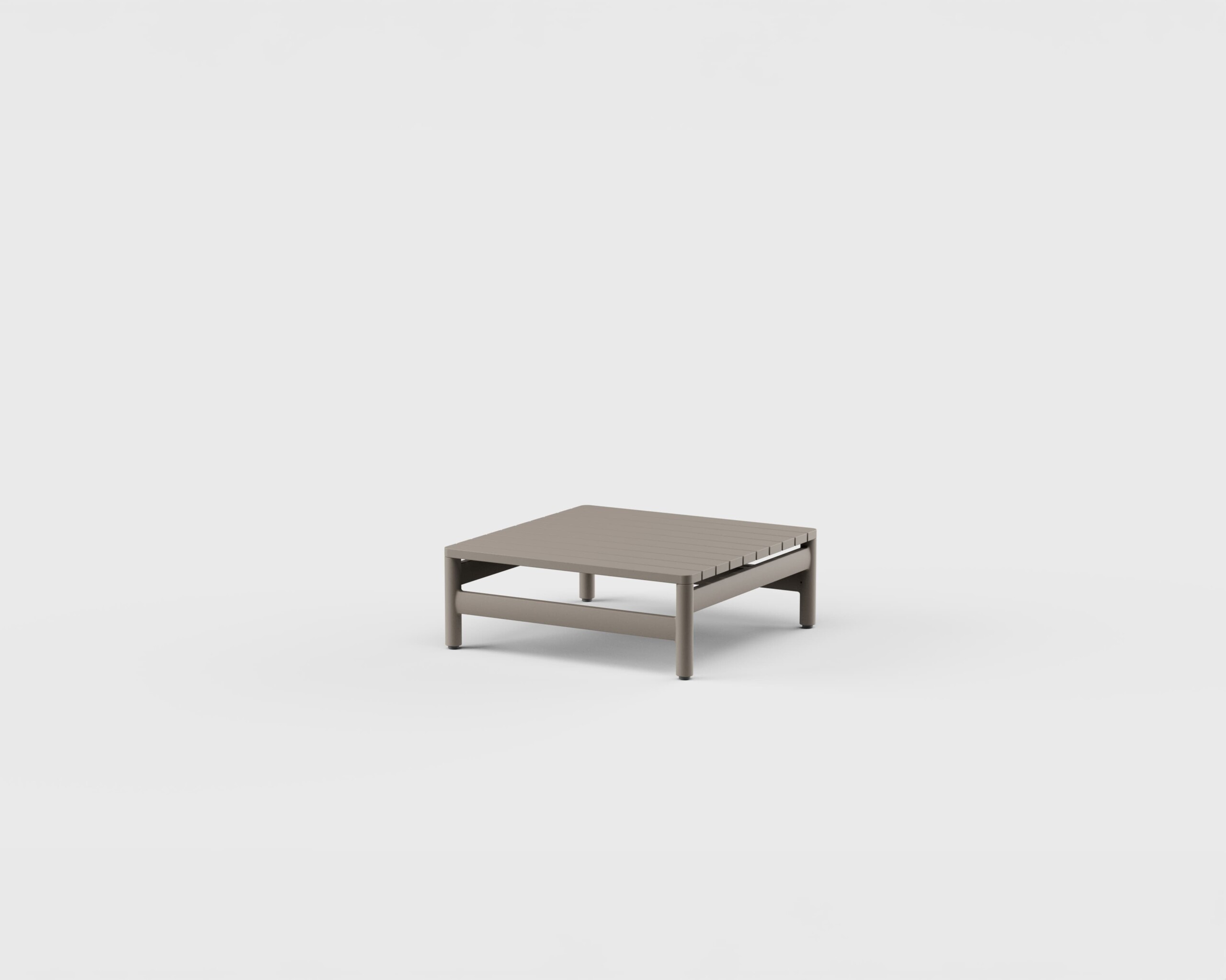 Montauk Side Table SQ Aluminum 30&#8243;