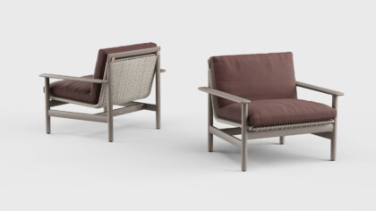 Montauk Lounge Chair Arm Aluminum