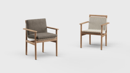 Montauk Dining Arm Chair Teak