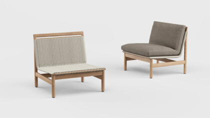 Montauk Lounge Chair Armless Teak