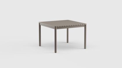 Montauk Dining Table SQ Aluminum 42&#8243;