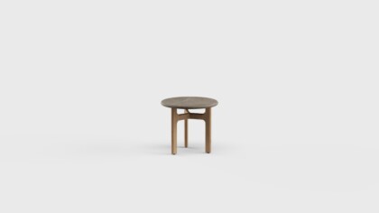 Morellino Side Table RD Stone 20&#8243;
