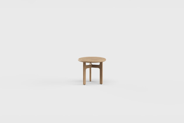 Morellino Side Table RD Teak 20&#8243;