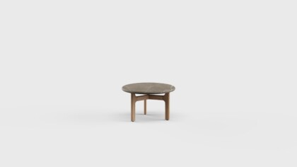 Morellino Side Table RD Stone 24&#8243;