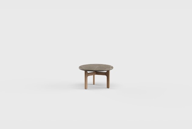 Morellino Side Table RD Stone 24&#8243;