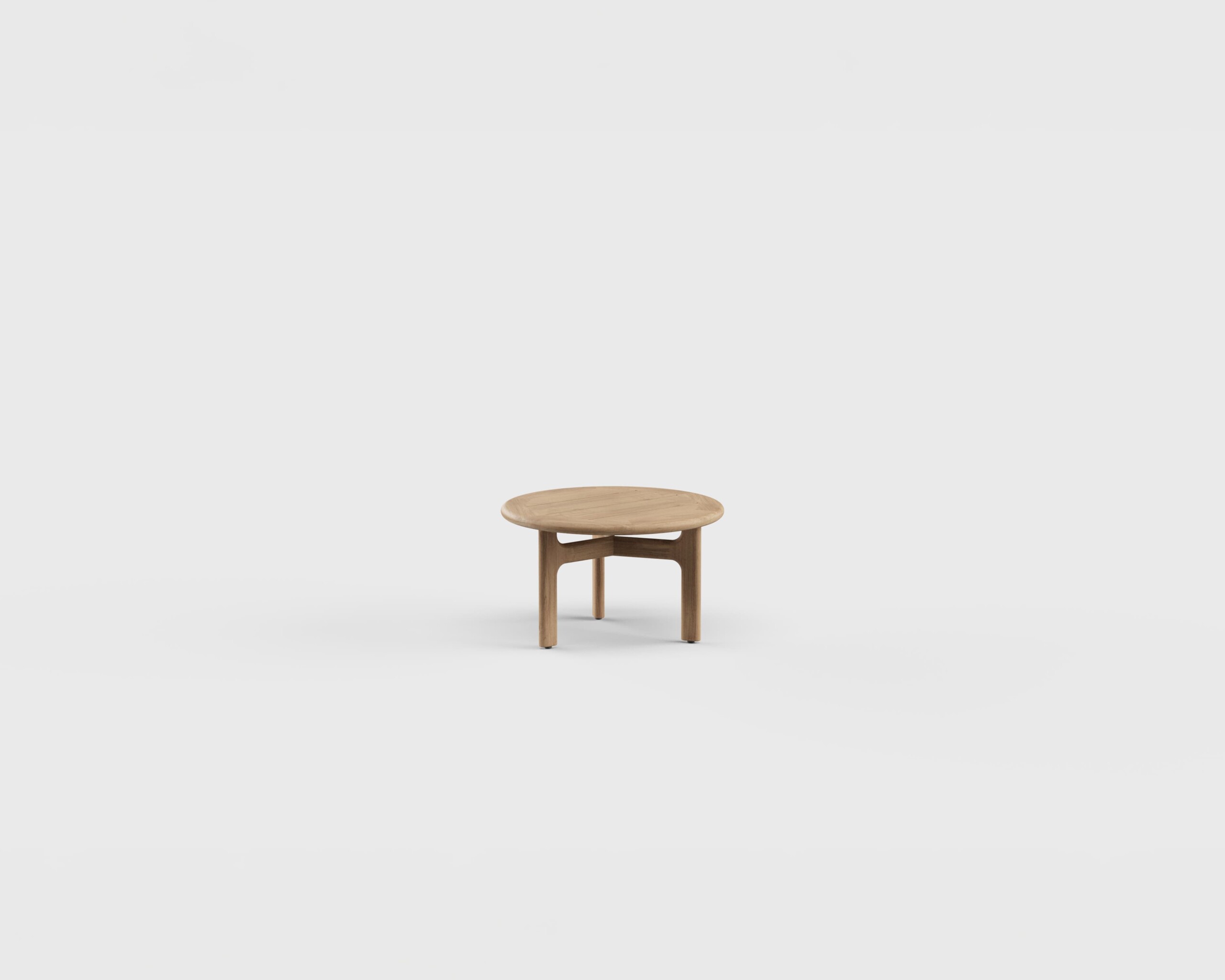 Morellino Side Table RD Teak 24&#8243;