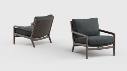 Morellino Lounge Chair Aluminum