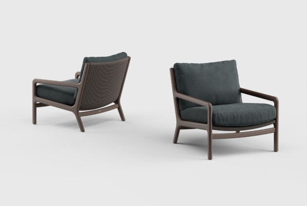 Morellino Lounge Chair Aluminum