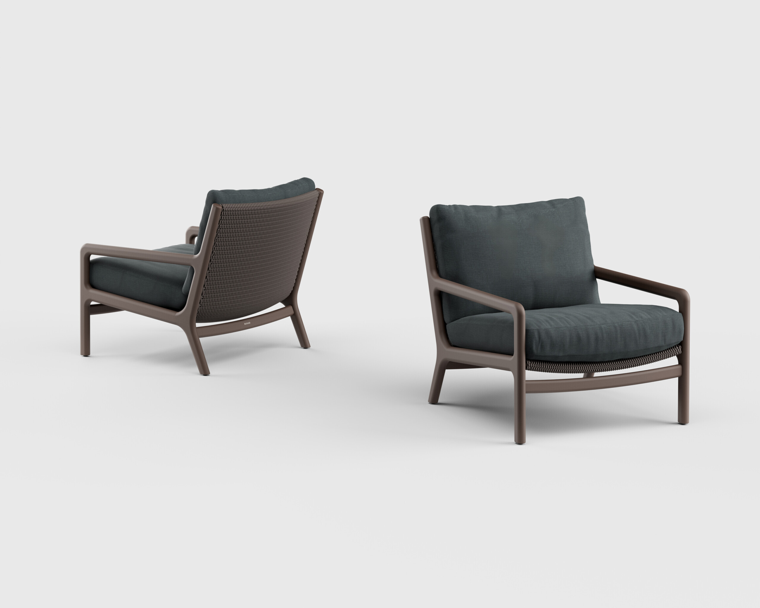 Morellino Lounge Chair Aluminum
