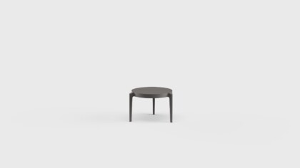 356 Side Table RD Aluminum 18&#8243;