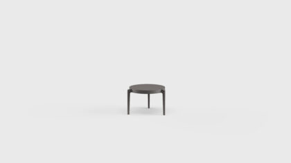 356 Side Table RD Aluminum 18&#8243;