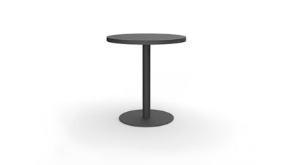 Greenwich Round Pedestal Bar Table Aluminum Top
