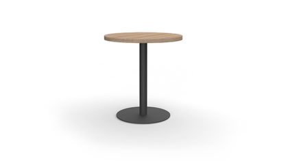 Greenwich Bar Table Pedestal RD Teak 40&#8243;