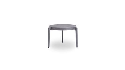 356 Side Table RD Aluminum 18&#8243;