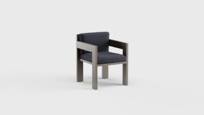 S2 Dining Arm chair Aluminum