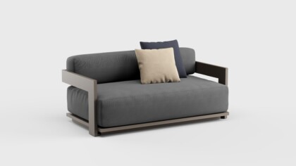 S2 Sofa Aluminum 62&#8243;