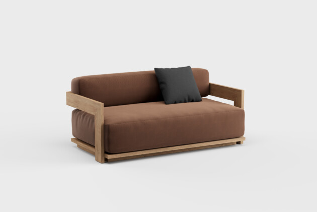 S2 Sofa Teak 62&#8243;