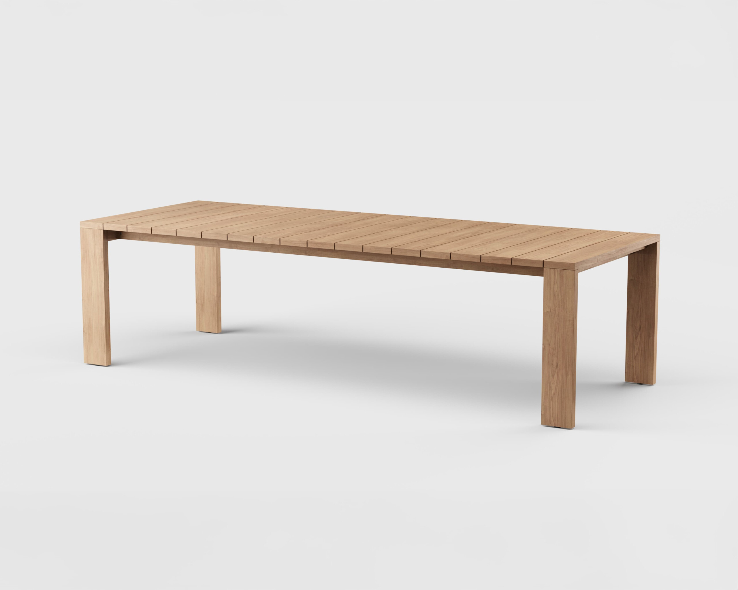 S2 Dining Table Rect Teak 108&#8243;