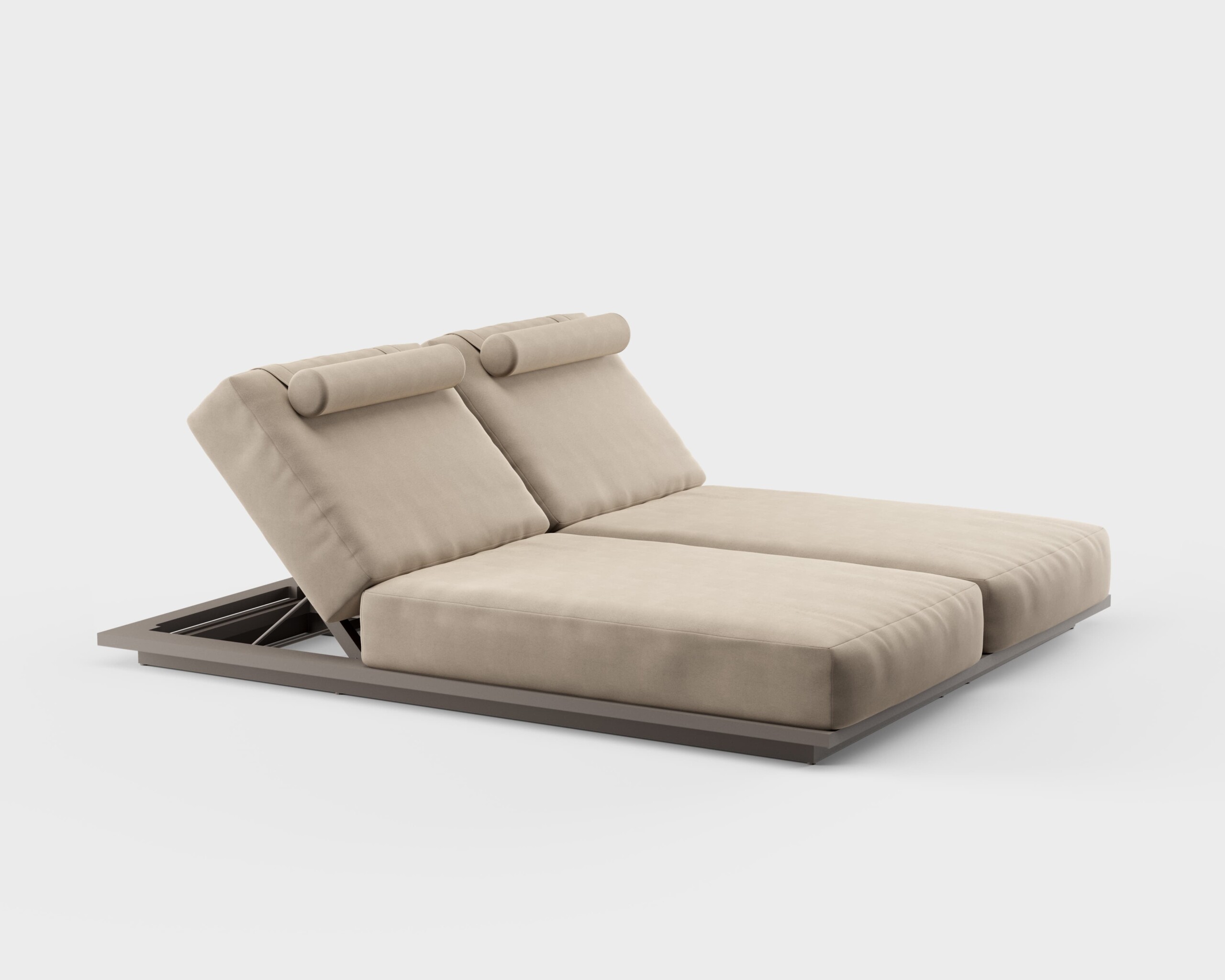 S2 Chaise Double Aluminum