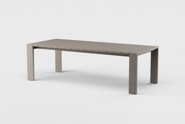 S2 Dining Table Rect Aluminum 96&#8243;