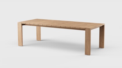 S2 Dining Table Rect Teak 96&#8243;