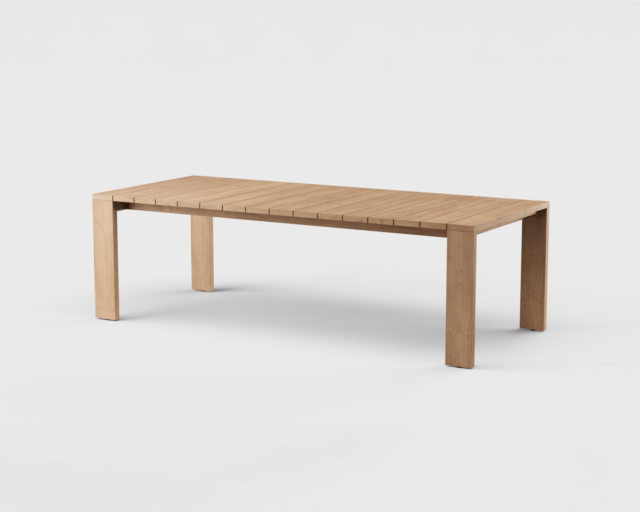 S2 Dining Table Rect Teak 96&#8243;