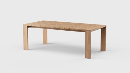 S2 Dining Table Rect Teak 84&#8243;