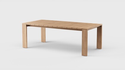 S2 Dining Table Rect Teak 84&#8243;