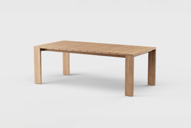 S2 Dining Table Rect Teak 84&#8243;