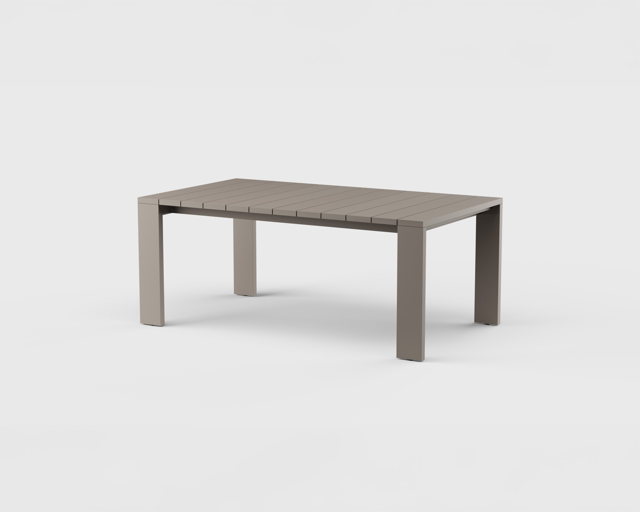 S2 Dining Table Rect Aluminum 72&#8243;