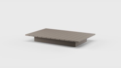 S2 Coffee Table Rect Aluminum 71&#8243;