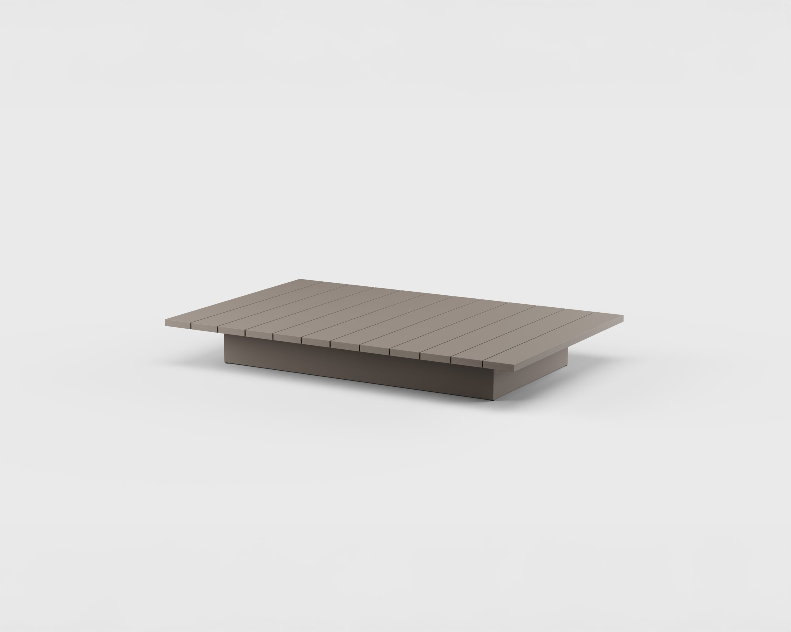 S2 Coffee Table Rect Aluminum 71&#8243;