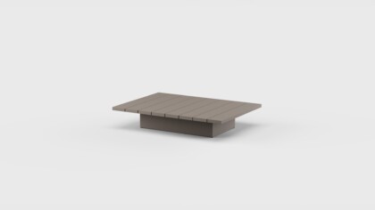 S2 Coffee Table Rect Aluminum 51&#8243;