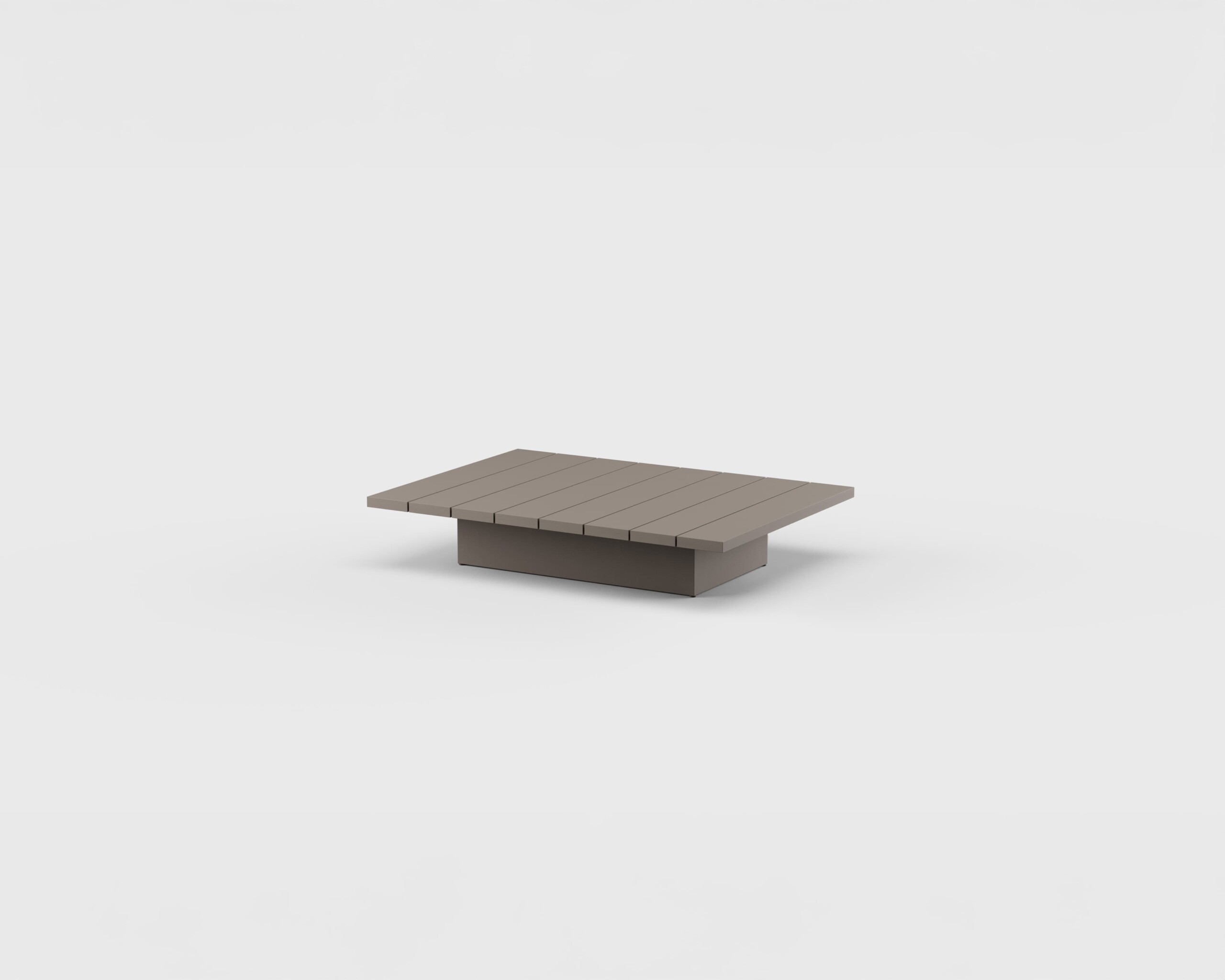 S2 Coffee Table Rect Aluminum 51&#8243;