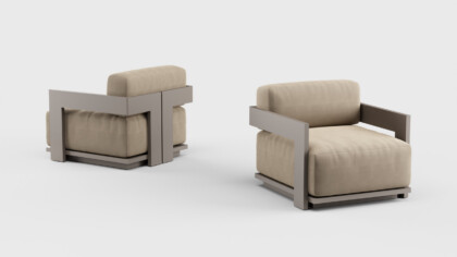 S2 Lounge Chair Aluminum