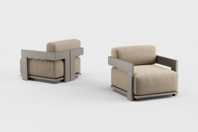 S2 Lounge Chair Aluminum