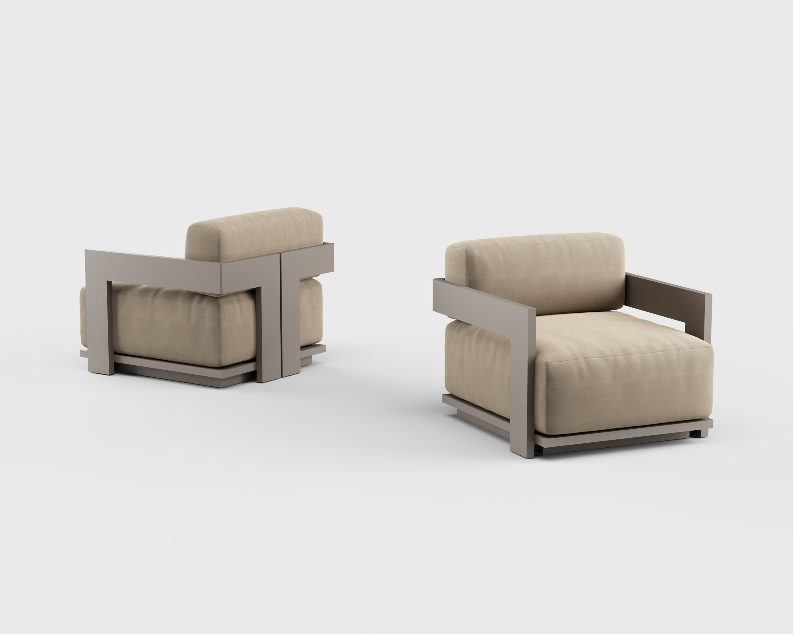 S2 Lounge Chair Aluminum