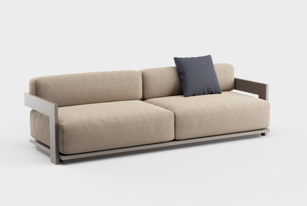 S2 Sofa  Aluminum 95&#8243;