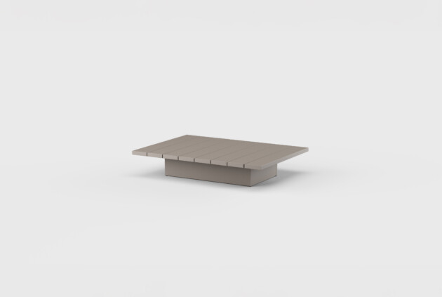 S2 Coffee Table Rect Aluminum 51&#8243;