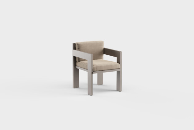 S2 Dining Arm chair Aluminum