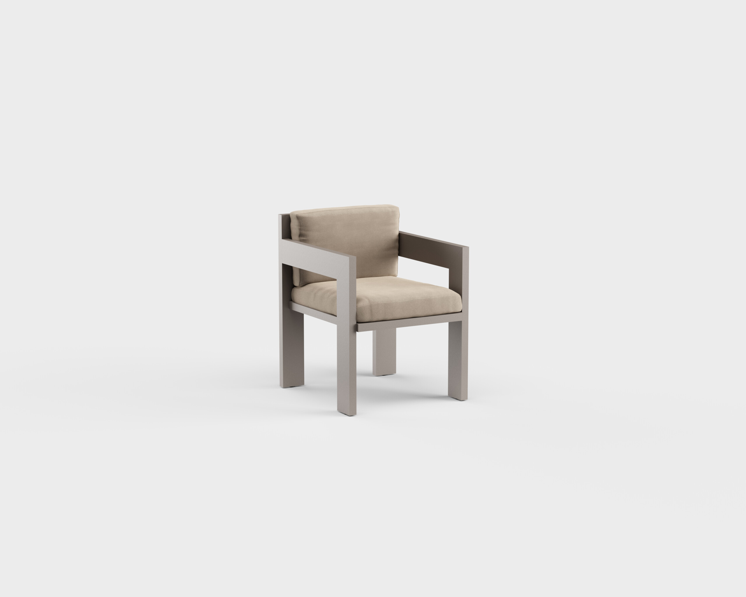 S2 Dining Arm chair Aluminum