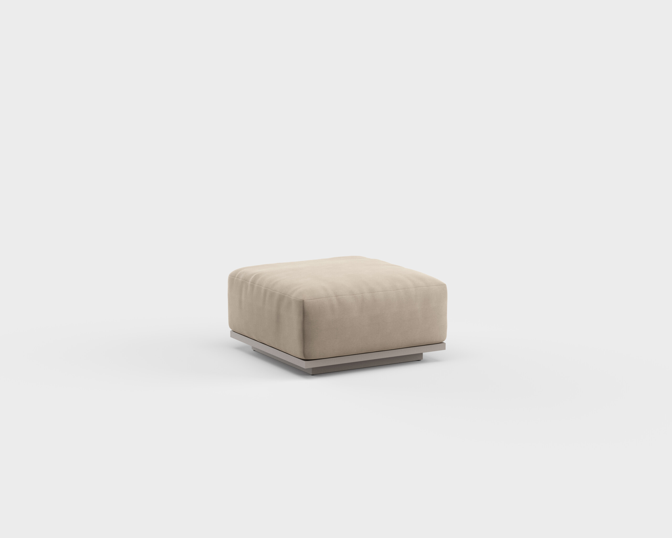 S2 Ottoman Aluminum