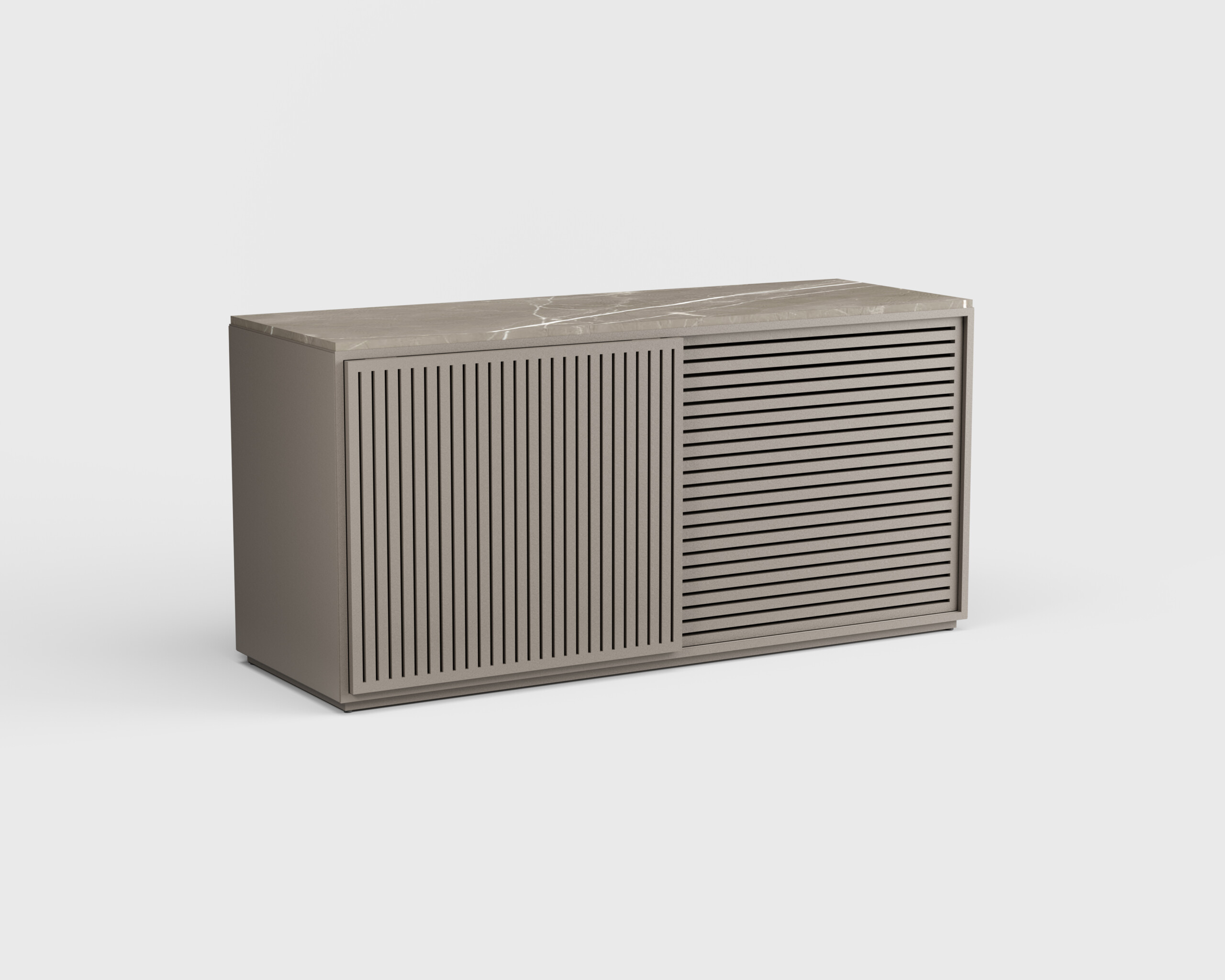 Savoy High Credenza Stone Top